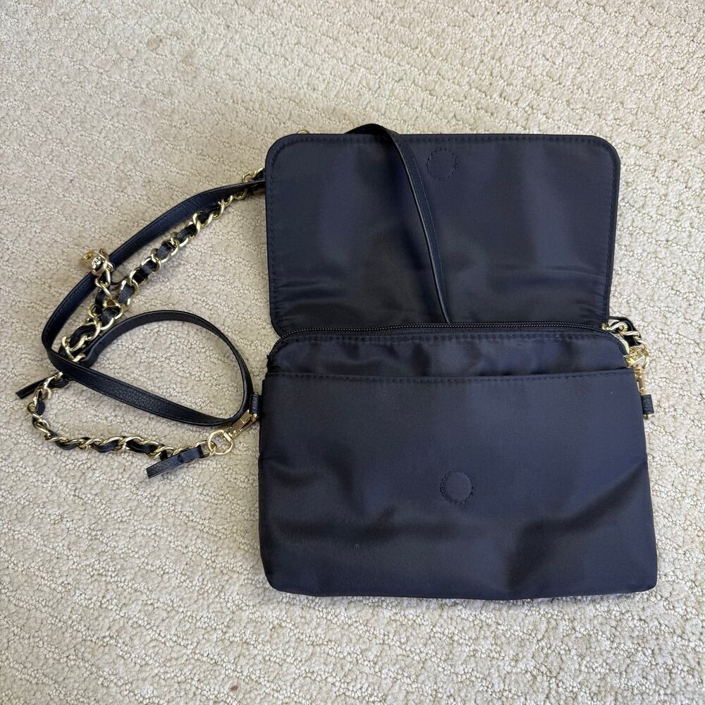 Baggalini Black Flap Crossbody with Gold Chain NWOT - Picture 10 of 11